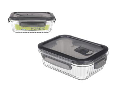 Zdjęcie: Pojemnik żaroodporny Nordic 650 ml prostokątny 91464 RAVI