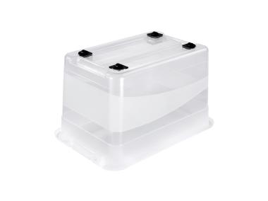 Zdjęcie: Pojemnik cristallbox z kółkami 52 L Konrad KEEEPER