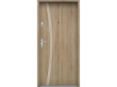 Zdjęcie: Drzwi wejściowe do mieszkań Bastion R-61 Sonoma 80 cm prawe OSPŁ KR CENTER