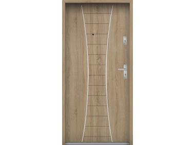 Zdjęcie: Drzwi wejściowe do mieszkań Bastion R-63 Sonoma 80 cm lewe ODR KR CENTER