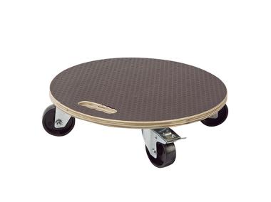 Zdjęcie: Podstawka na kółkach do doniczek Flora Roll Strong, fi40 cm, FSC-FR, brązowy NORTENE