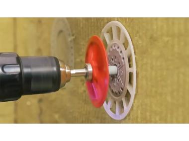 Zdjęcie: Talerz dociskowy KWL 110 mm do mocowania wełny mineralnej polipropylen 200 szt. KOELNER