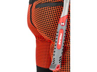 Zdjęcie: Spodnie robocze dekarskie męskie do pasa stretch rozmiar 3XL, 240 g/m2 L40549 LAHTI PRO