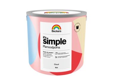 Zdjęcie: Farba do ścian i sufitów Its Simple Cloud 2,5 L BECKERS