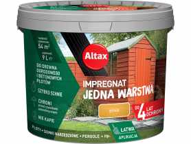 ALTAX Impregnat Jedna Warstwa 4lata PINIA 9l