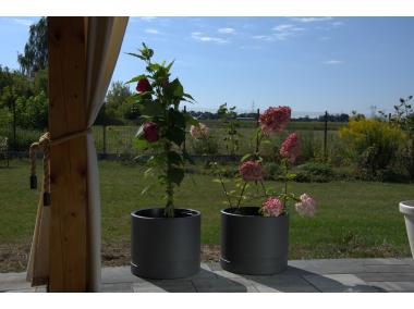 Zdjęcie: Donica Koma walec 380, antracyt LAMELA