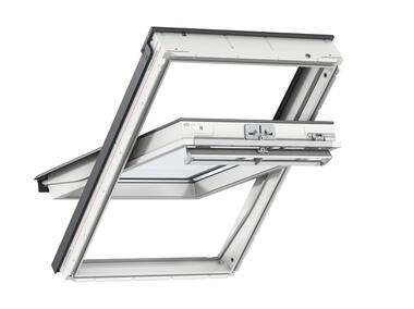 Zdjęcie: Okno GGU 0068 drewniano-poliuretanowe otwierane u góry, 94x118 cm VELUX