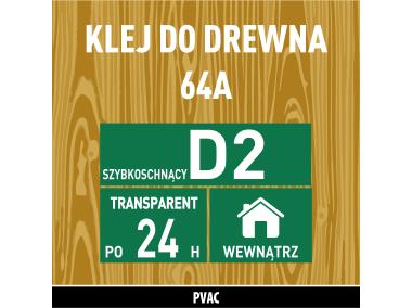 Zdjęcie: Klej do drewna 64A - 750 g szybkoschnący SOUDAL
