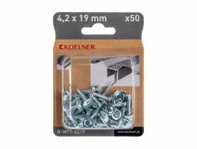 Wkręt do cienkich blach i drewna 4,2x19 mm 50 szt. KOELNER