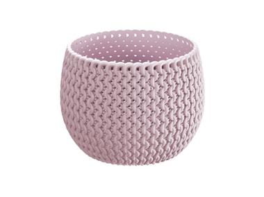 Zdjęcie: Doniczka Splofy Bowl Basic jagodowy jasny 18 cm PROSPERPLAST