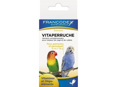 Zdjęcie: Witaminy dla papug, poprawa upierzenia 15 ml + 18 g FRANCODEX