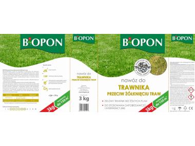 Zdjęcie: Nawóz do trawnika przeciw żółknięciu 3 kg BOPON