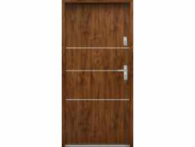 Drzwi wejściowe do mieszkań Bastion A-66 Dąb złoty 90 cm lewe ODO KR CENTER