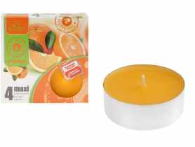 Podgrzewacze zapachowe Maxi Pomarańcza, 4 sztuki DECOR