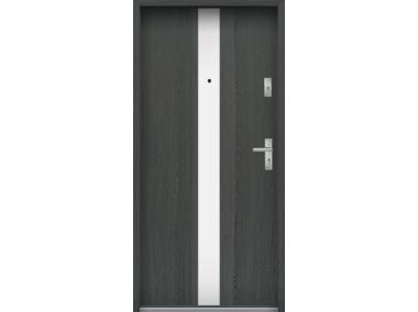 Zdjęcie: Drzwi wejściowe do mieszkań Bastion L-01 Grafit 80 cm lewe ODP KR CENTER