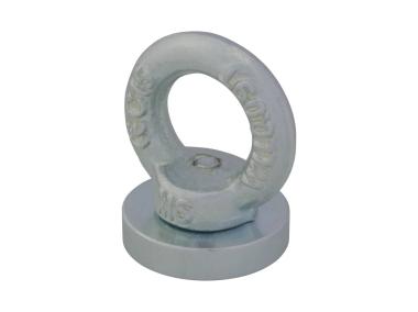 Zdjęcie: Magnes neodymowy okrągły z oczkiem M6 32x7 mm STAHL