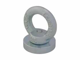 Magnes neodymowy okrągły z oczkiem M6 32x7 mm STAHL