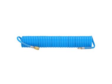 Zdjęcie: Wąż pneumatyczny spiralny PU uzbrojony 10 m fi 12 x 8 mm AIRPRESS