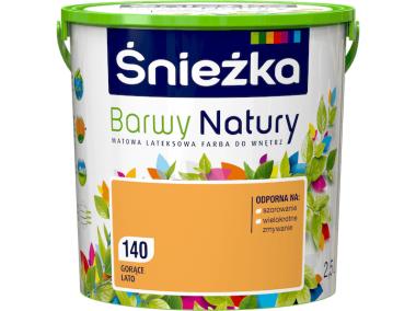 Zdjęcie: Farba Barwy Natury gorące lato 140 2,5L ŚNIEŻKA