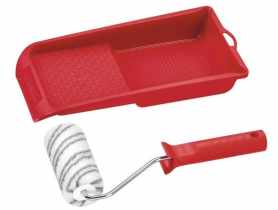 Zestaw 3-częściowy rolka srebrny pasek 12 cm C30 kuweta CIRET