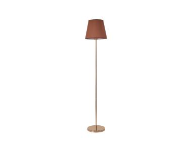Zdjęcie: Lampa podłogowa Artemis czarna podstawa, cappuccino abażur ADRILUX