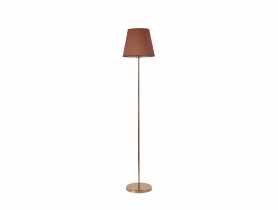 Lampa podłogowa Artemis czarna podstawa, cappuccino abażur ADRILUX