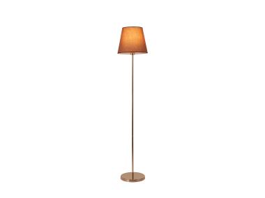 Zdjęcie: Lampa podłogowa Artemis czarna podstawa, cappuccino abażur ADRILUX