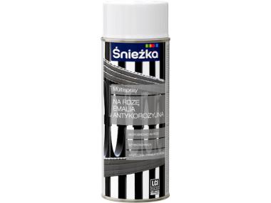 Zdjęcie: Multispray na rdzę biały 9010 półmat 400ml ŚNIEŻKA