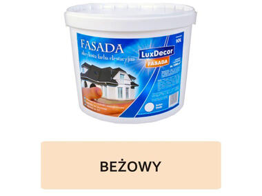 Zdjęcie: Farba fasadowa 10 L beżowa LUXDECOR