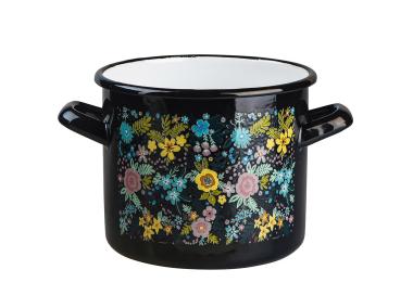 Zdjęcie: Garnek Dream garden prosty 18 cm - 3,6 L czarny SILESIA