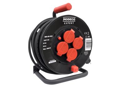 Zdjęcie: Przedłużacz zwijany 25 m 3x15 MODECO EXPERT