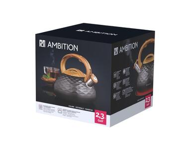 Zdjęcie: Golf czajnik 2,3 L czarny mat AMBITION