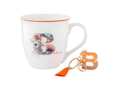 Zdjęcie: Kubek baryłka duża z wywiniętym rantem 630 ml z brelokiem dekoracja Babcia 2 ALTOM DESIGN