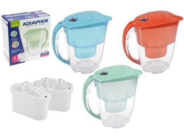 Zdjęcie: Dzbanek filtrujący 2,8 L Jasper II, koralowy + 2 wkłady SIMPLE SOLUTIONS
