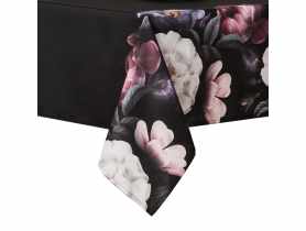 Obrus Lucia 140x180 cm czarny UNIGLOB
