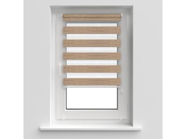 Zdjęcie: Roleta 38x140 cm Zebra I ciemny beż DECODESIGN