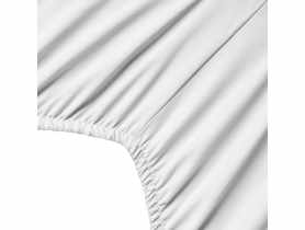 Prześcieradło z gumką mikrowłókno Soft 100x200+25 cm białe EUROFIRANY