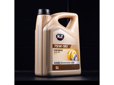 Zdjęcie: Olej syntetyczny 75W-90 5 L K2