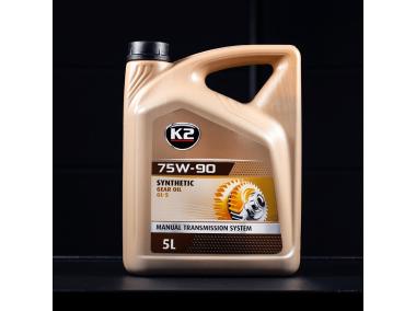 Zdjęcie: Olej syntetyczny 75W-90 5 L K2