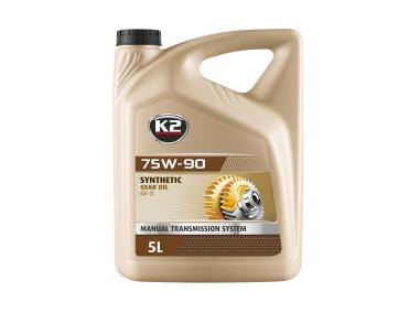 Zdjęcie: Olej syntetyczny 75W-90 5 L K2