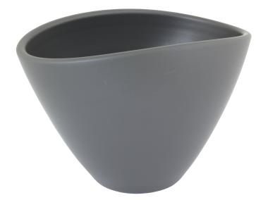 Zdjęcie: Osłonka doniczkowa owalna 20 cm antracyt mat CERMAX