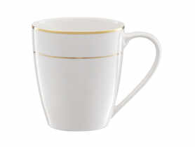 Kubek porcelanowy 360 ml Aura Gold AMBITION