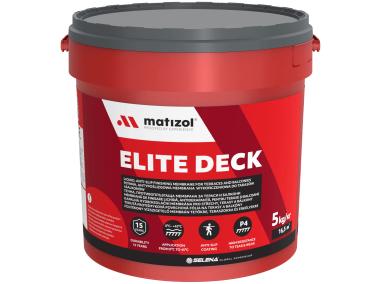 Zdjęcie: Membrana wykończeniowa płynna, antypoślizgowa do tarasów i balkonów Elite Deck 5 kg zielony MATIZOL
