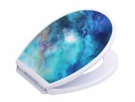 Deska sedesowa Iris foto watercolor BISK