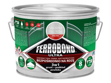 Zdjęcie: Farba antykorozyjna Ferrobond Ultra połysk srebrny 2,5L JURGA