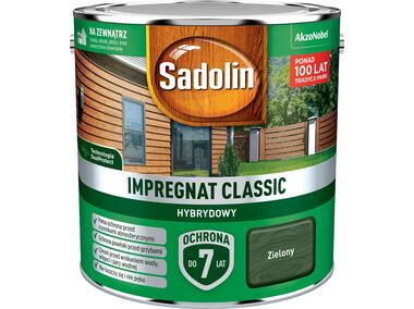 Zdjęcie: Impregnat ochronno-dekoracyjny hybrydowy Classic 2,5 L zielony SADOLIN