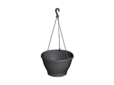 Zdjęcie: Doniczka wisząca Melrose 26 cm antracyt VERDENIA