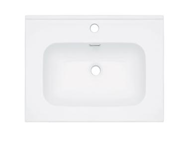 Zdjęcie: Umywalka ceramiczna wpuszczana z miejscem na baterię 60 cm DEANTE