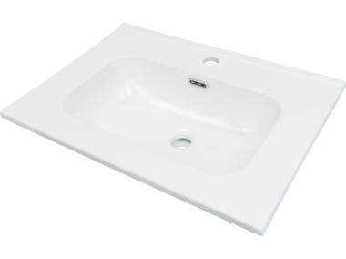 Zdjęcie: Umywalka ceramiczna wpuszczana z miejscem na baterię 60 cm DEANTE