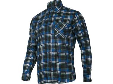 Zdjęcie: Koszula flanelowa-niebieska, 120g/m2, 3XL, CE, LAHTI PRO